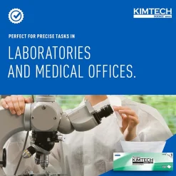 Kimtech SCIENCE KIMWIPES Delicate Task Nylon Cleaning Wipers, 11.8
