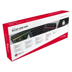 Kingston Alloy Core RGB Gaming Wired Keyboard, Black (4P4F5AA#ABA)