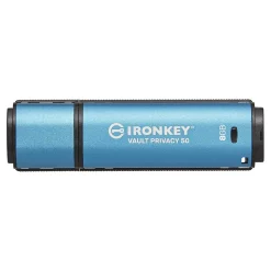 Kingston IronKey Vault Privacy 50 Series 8GB USB 3.2 Type-A Flash Drive (IKVP50/8GB)