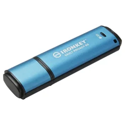 Kingston IronKey Vault Privacy 50 Series 8GB USB 3.2 Type-A Flash Drive (IKVP50/8GB)