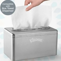 Kleenex Pop-Up Recycled Multifold Paper Towels, 1-ply, 120 Sheets/Pack, 18 Packs/Carton (01701)