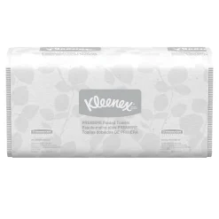 Kleenex Premiere Recycled Multifold Paper Towels, 1-ply, 120 Sheets/Pack, 25 Packs/Carton (13253)