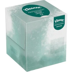 Kleenex Professional Naturals Cube Facial Tissue, 2-ply, White, 90 Tissues/Box, 36 Boxes/Case (21272)