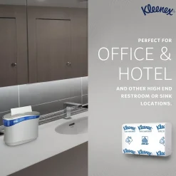 Kleenex Reveal Multifold Paper Towels, 2-Ply, White, 150 Sheets/Pack, 16 Packs/Carton (46321)