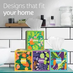 Kleenex Ultra Soft Facial Tissue, 3-Ply, 60 Sheets/Box, 4 Boxes/Pack (54308)