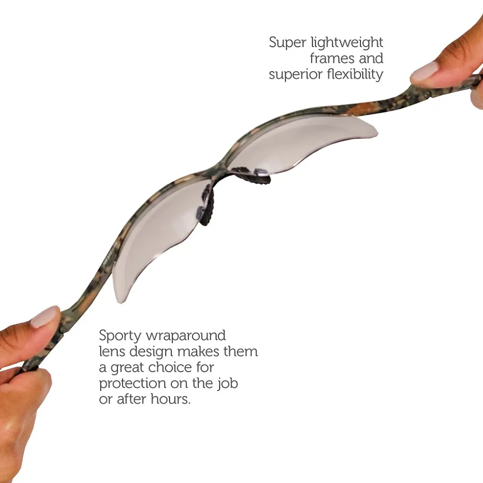 KleenGuard Nemesis Safety Glasses, Wraparound, Blue Lens (14481)