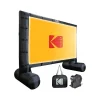 Kodak 174" Manual Floor Projector Screen, White/Black (RODPJINSCR17)