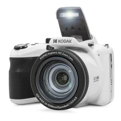 Kodak PIXPRO 20MP Digital Bridge Camera, 42x Optical Zoom, White, (AZ425-WH)