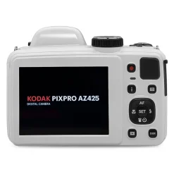 Kodak PIXPRO 20MP Digital Bridge Camera, 42x Optical Zoom, White, (AZ425-WH)