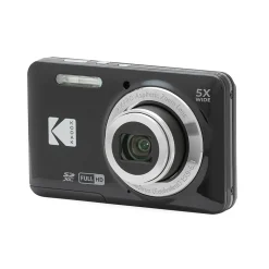 Kodak PIXPRO 16MP Point and Shoot Digital Camera, 5x Optical Zoom, Black (FZ55-BK)