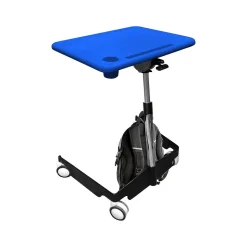 Kore Design Kids Sit-Stand Mobile Student Desk, Adjustable 31-38", Blue