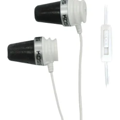 Koss Pathfinder Noise-Isolating Earbuds, Black/White