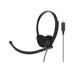 Koss Stereo Headset, Over-the-Head, Black (CS200USB)