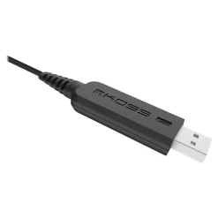 Koss Stereo Headset, Over-the-Head, Black (CS200USB)