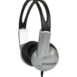 Koss UR10 Stereo Over-Ear Headphones, Black/Silver (UR10 HB)