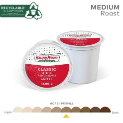 Krispy Kreme Classic Coffee Keurig® K-Cup® Pods, Medium Roast, 96/Carton (06110CT)