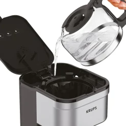 Krups Simply Brew 5-Cups Automatic Drip Coffee Maker, Stainless Steel (KM202855)