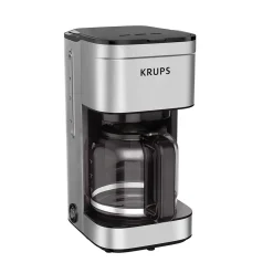 Krups Simply Brew 10-Cups Automatic Drip Coffee Maker, Stainless Steel (KM203D50)
