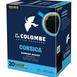 La Colombe Corsica Coffee Keurig® K-Cup® Capsules, Dark Roast, 80/Carton (5000380614CT)