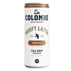 La Colombe Draft Mocha Latte Caffeinated Cold Brew Coffee, Medium Roast, 11 oz., 12/Carton (PPPURC1202)
