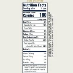 La Colombe Draft Mocha Latte Caffeinated Cold Brew Coffee, Medium Roast, 11 oz., 12/Carton (PPPURC1202)