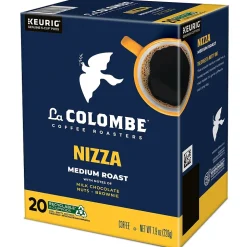 La Colombe Nizza Coffee Keurig® K-Cup® Capsules, Medium Roast, 20/Box (5000380612)