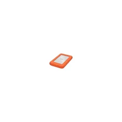 LaCie Rugged Mini 5TB External USB 3.0 Portable Hard Drive, Silver/Orange (STJJ5000400)