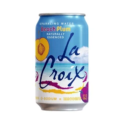 Lacroix Beach Plum Sparkling Seltzer Water, 12 Fl. Oz., 12 Cans/Pack, 2 Packs/Carton (15021762)