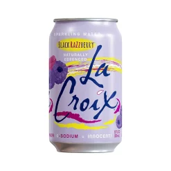 Lacroix Black RazZberry Sparkling Seltzer Water, 12 Fl. Oz., 12 Cans/Pack, 2 Packs/Carton (15021760)
