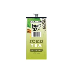 Lavazza Bright Tea Co. Iced Green Tea with Honey, Flavia Freshpack, 100/Carton (48049)