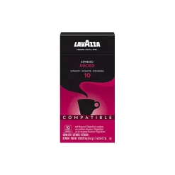 Lavazza Espresso Deciso Coffee Nespresso Original Capsules, Dark Roast, 10/Box (1953000983)