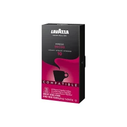 Lavazza Espresso Deciso Coffee Nespresso Original Capsules, Dark Roast, 10/Box (1953000983)