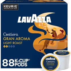 Lavazza Gran Aroma Coffee Keurig® K-Cup® Pods, Medium Roast, 88/Carton (6002CT)