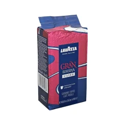 Lavazza Gran Riserva Cocoa, Caramel Ground Coffee, Dark Roast, 8 oz., 20/Carton (3452)