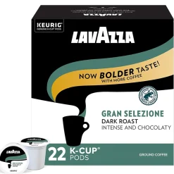 Lavazza Gran Selezione Coffee Keurig® K-Cup® Pods, Dark Roast, 22/Box (6006)