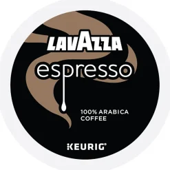 Lavazza Perfetto Espresso Coffee Keurig® K-Cup® Pods, Dark Roast, 88/Carton (6000CT)