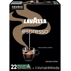 Lavazza Perfetto Espresso Coffee Keurig® K-Cup® Pods, Dark Roast, 88/Carton (6000CT)