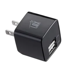 LAX Gadgets LAX Type C 6ft Charger with Wall Charger Black (USBCWALL6FT-BLK)