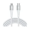 LAX Gadgets Lightning to USB-C Cable for iPhone/iPad/iPod touch, Silver (MFIUSBC3FT-SLV)