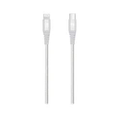 LAX Gadgets Lightning to USB-C Cable for iPhone/iPad/iPod touch, Silver (MFIUSBC3FT-SLV)