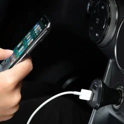 LAX 3-USB Port Car Charger 4.8A for Smartphones - Black (LAX3PORTCAR-BLK)