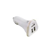 LAX 3-USB Port Car Charger 4.8A for Smartphones - White (LAX3PORTCAR-WHT)