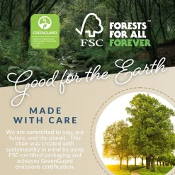 La-Z-Boy Alton Ergonomic Bonded Leather Swivel Executive Chair, Blue (60029-DS)