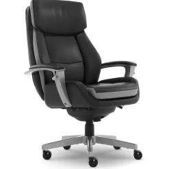 La-Z-Boy Alton Leather Executive Chair, Black (51544)