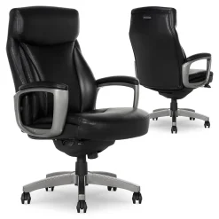 La-Z-Boy Arcadian Bonded Leather Executive Chair, Black (60009)