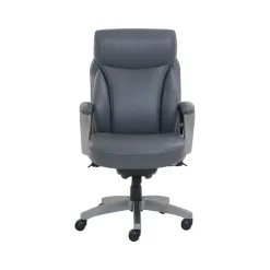 La-Z-Boy Leather Swivel Executive Chair, Gray (51446XX)