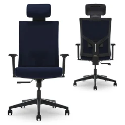 La-Z-Boy Mesh Swivel Executive Chair, Navy (51489-NVY)