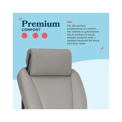 La-Z-Boy Vannes Ergonomic Polyurethane Swivel Executive Chair, Gray (60101-GRY)