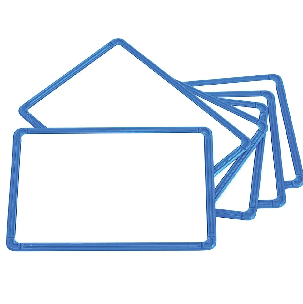 Learning Advantage Magnetic Dry-Erase Whiteboard, Plastic Frame, 9" x 13" (CTU7859)