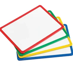 Learning Advantage Plastic Framed Metal Whiteboards, Set of 4 (CTU90564)